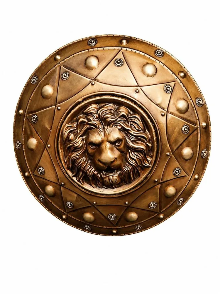 Templar Round Cross Shield - Replica Shield AA-MED-011
