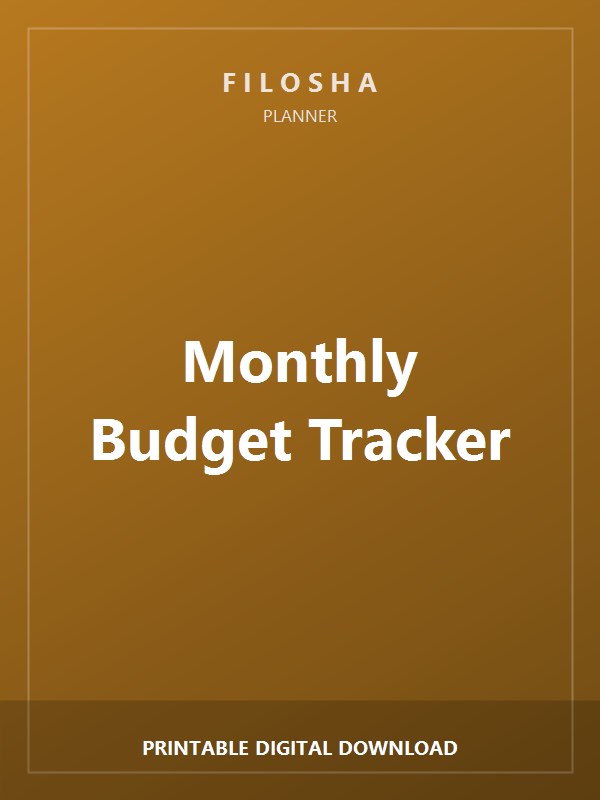 Monthly Budget Tracker