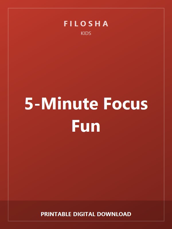 5-Minute Focus Fun for Kids