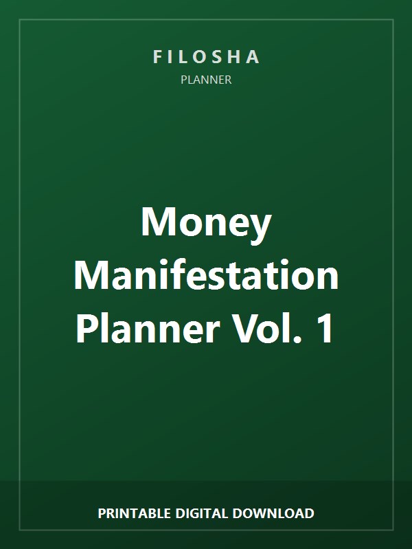 Money Manifestation Planner &ndash; Vol. 1