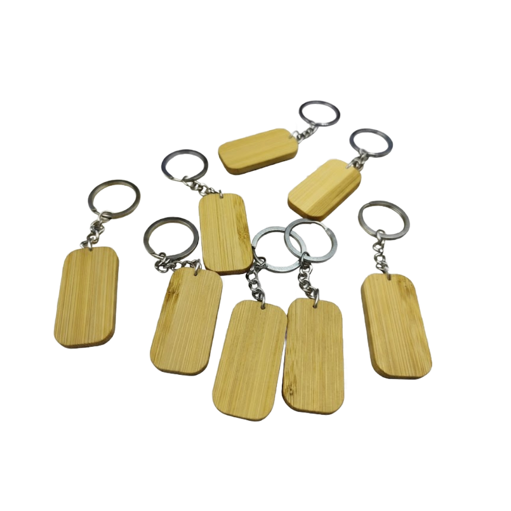 Bamboo Keychain