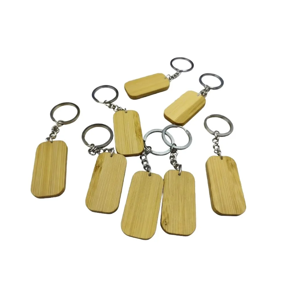 Bamboo Keychain - Filosha Exports B2B Sourcing
