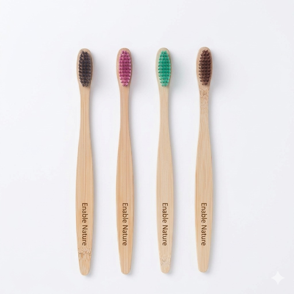 C Curve Bamboo Toothbrush