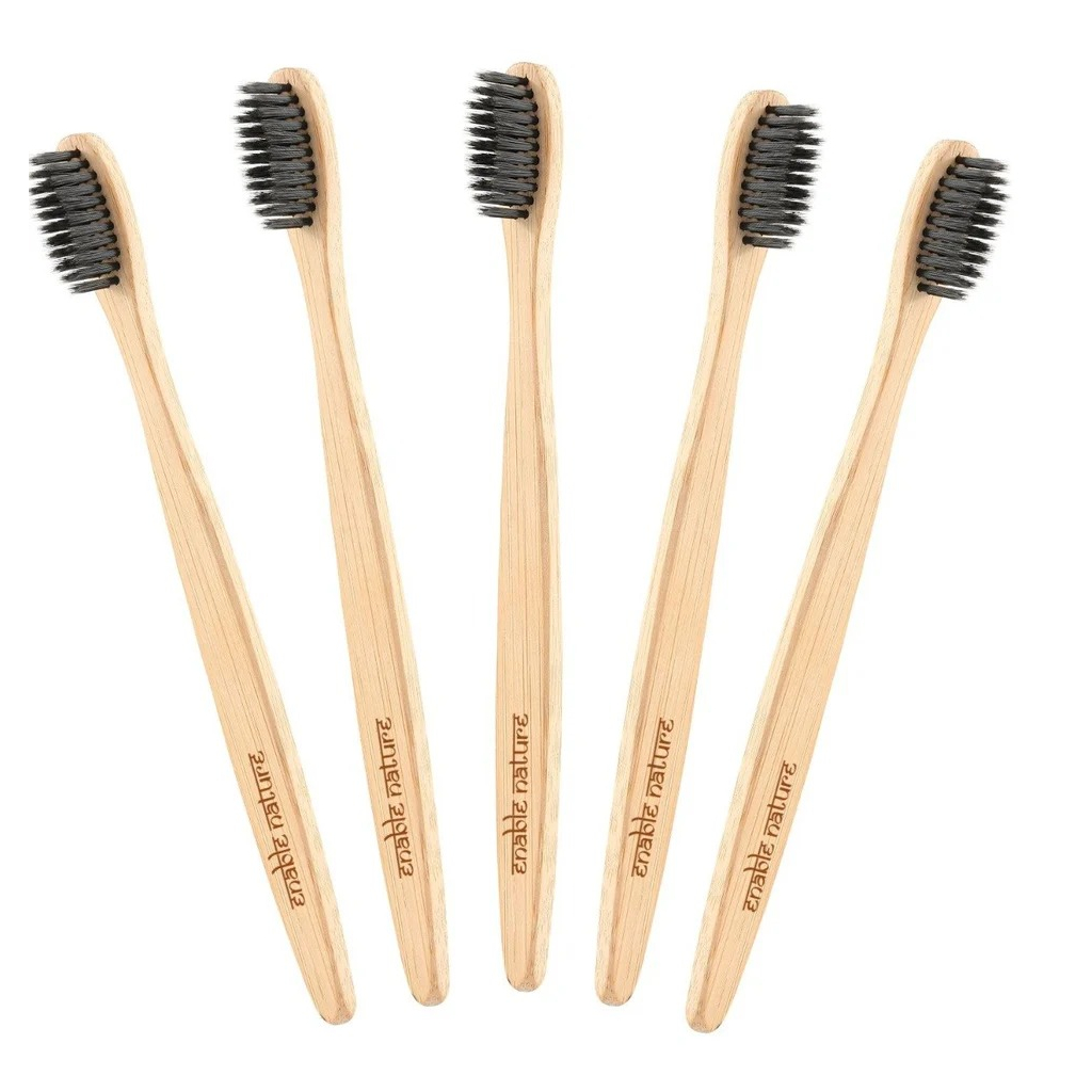 Herbal Bamboo C-Curve Toothbrush