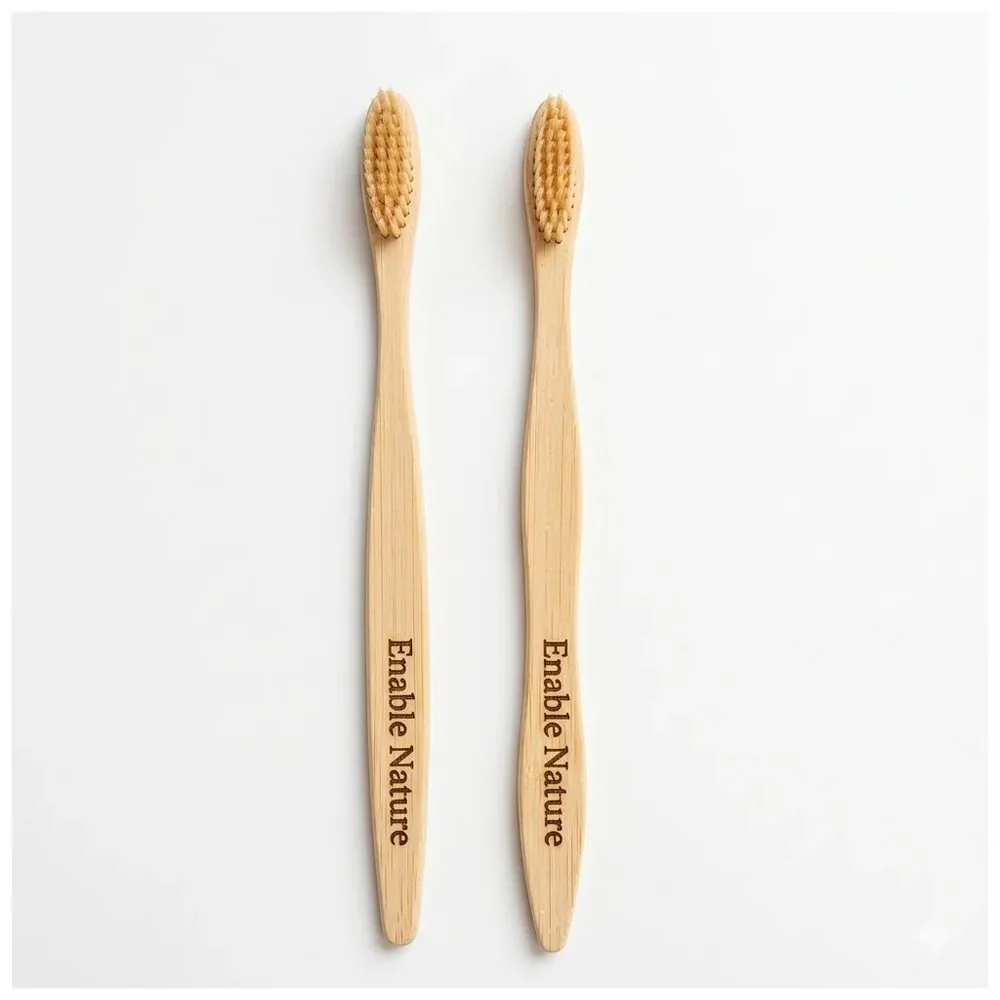 Natural Bamboo Toothbrush with Soft Gentle Bristles - Filosha Exports B2B Sourcing