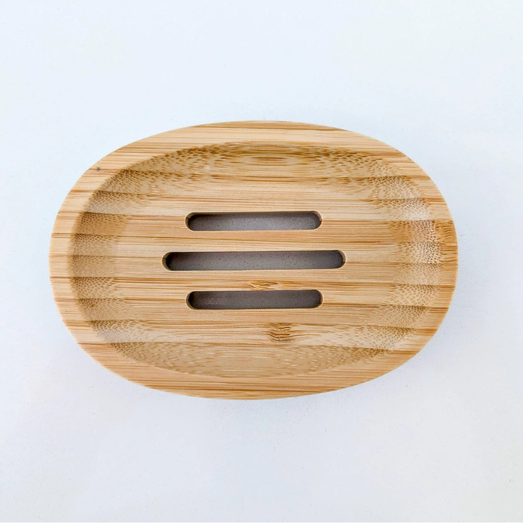 Oval shape Bamboo Soap Dish