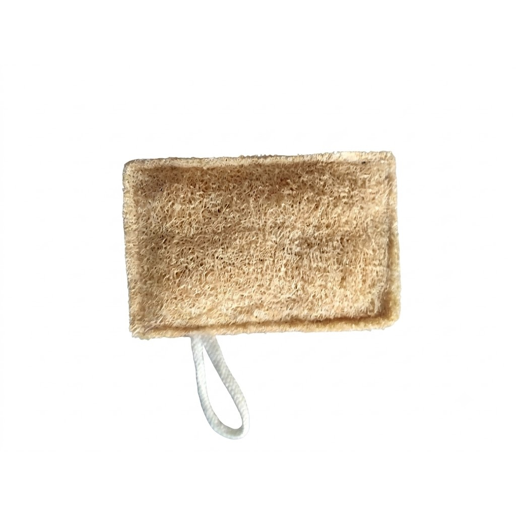 Rectangle Shape Natural Loofah