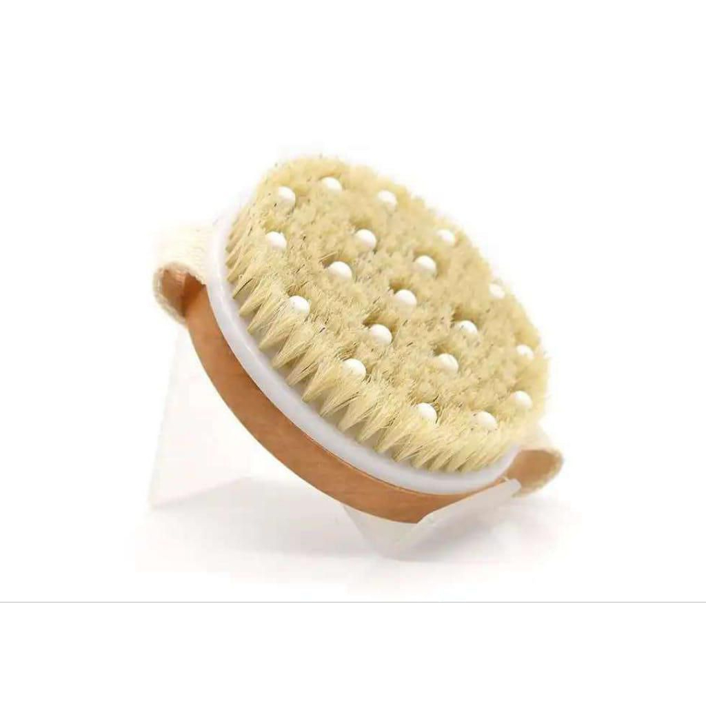 Round shape Dry brush with soft massage Nodules