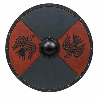 Quartered Eagle Pair Wooden Shield - Replica Shield VS-24-002
