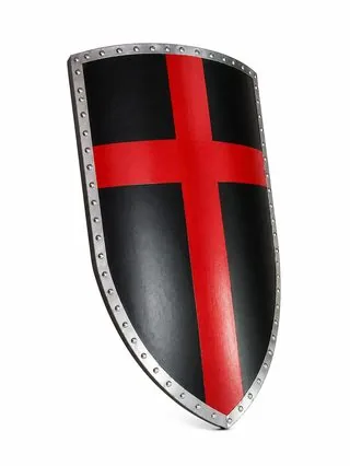 Crusader Cross Wooden Heater Shield - Replica Shield VS-24-010